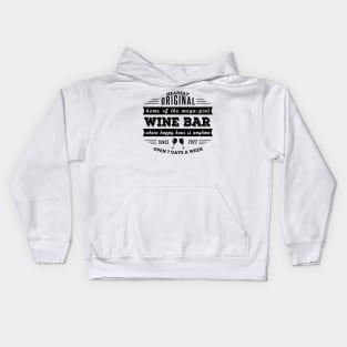 Hearsay Wine Bar Kids Hoodie